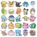 Set 50 Stickers Pokemon Personajes Kawaii Decorativo Animé